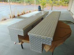 2 - UNITED WELDING SERVICES ALUMINUM TOOL BOXES,