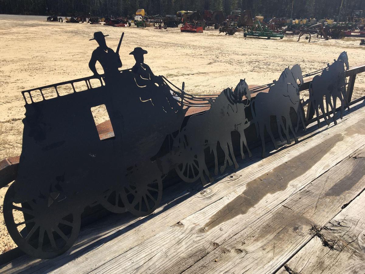 STAGECOACH METAL CUT OUT