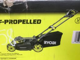 RYOBI 40 VOLT LITHIUM 20" LAWN MOWER,