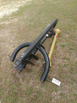 3PT HITCH AUGER WITH 12" BIT AND DRIVE SHAFT