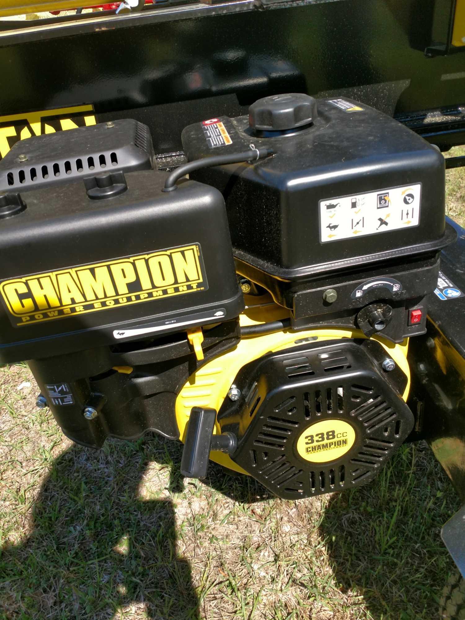 NEW CHAMPION 34 TON LOG SPLITTER