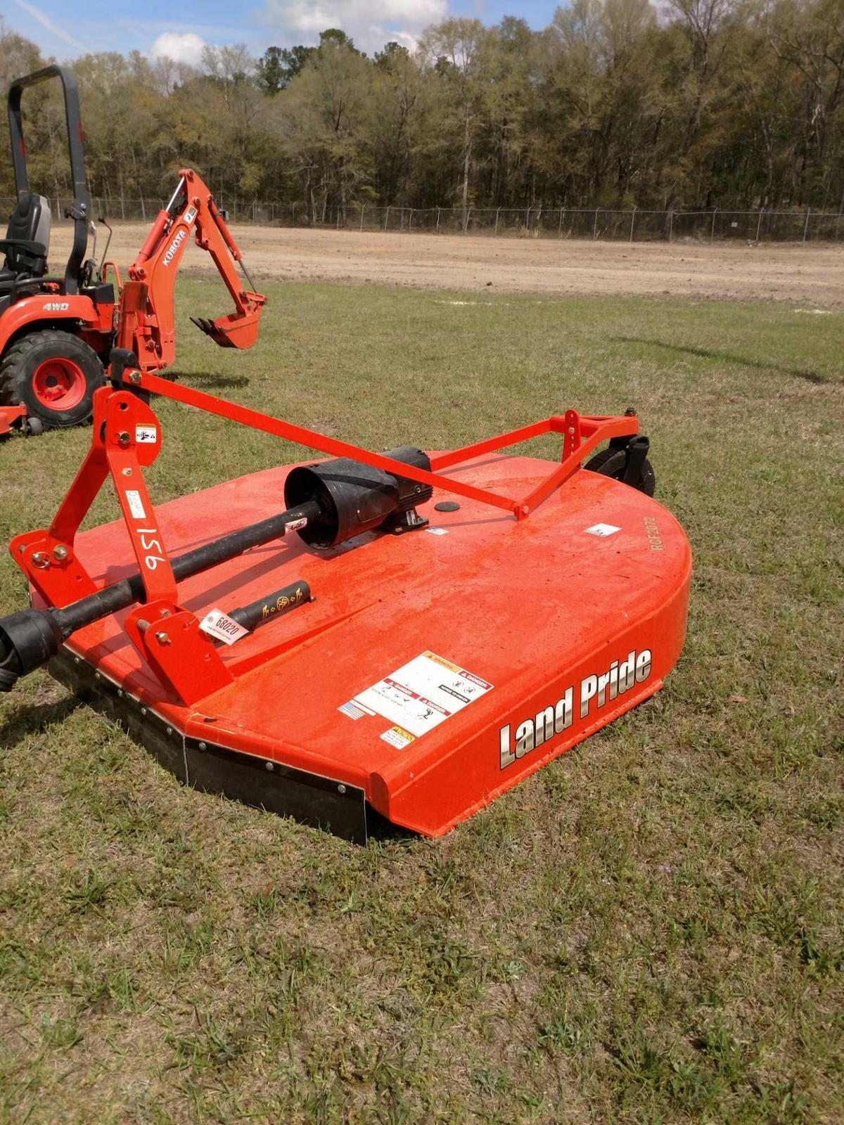 LIKE NEW LANDPRIDE RCF2072 6FT ROTARY CUTTER