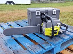 1017 - RYOBI 18IN CHAIN SAW