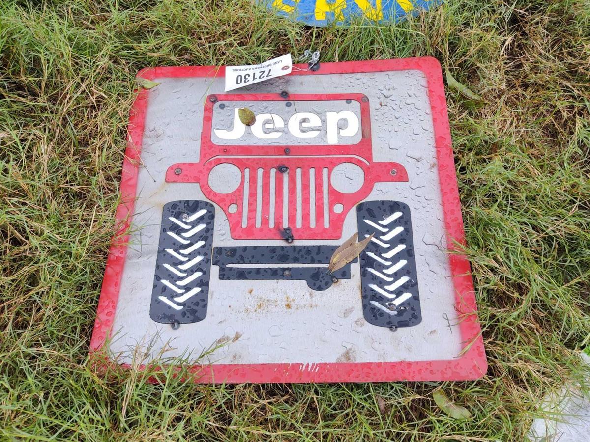 1050 - JEEP SIGN