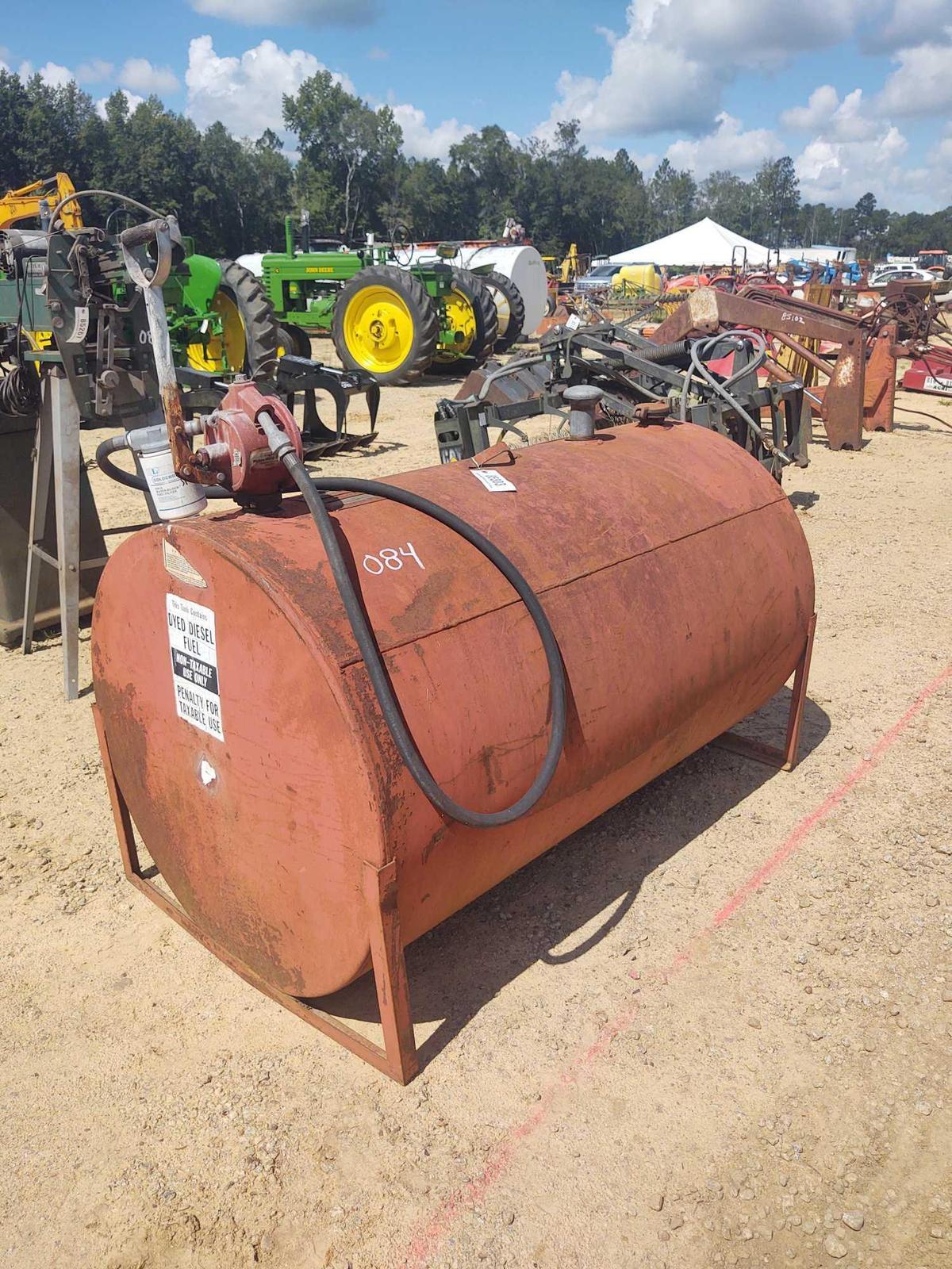 200 GALLON FUEL TANK WITH HAND PUMP