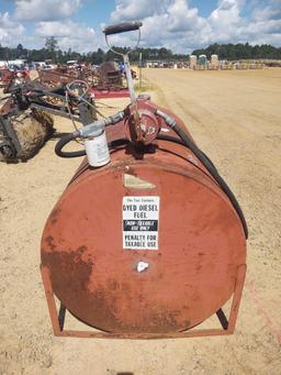 200 GALLON FUEL TANK WITH HAND PUMP