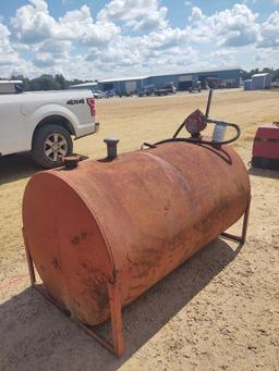 200 GALLON FUEL TANK WITH HAND PUMP