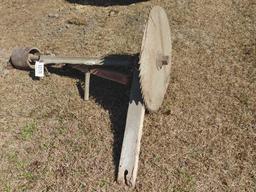 106 - WOOD SAW 28" BLADE, 4 FT LONG SHAFT,