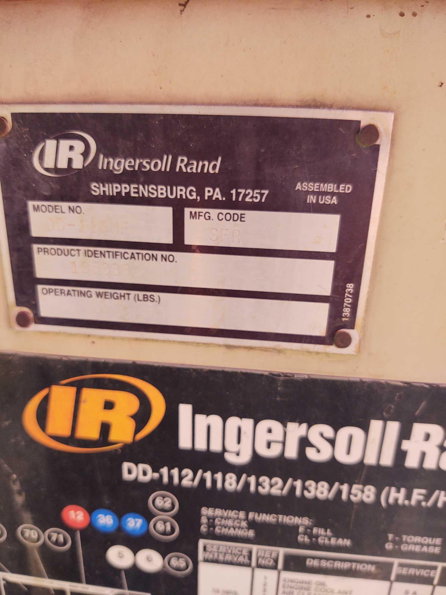 INGERSOLL RAND PD118HF DOUBLE DRUM ROLLER