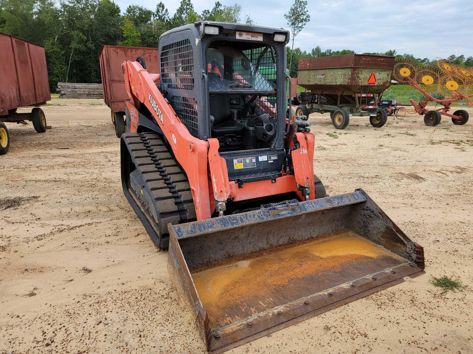 286 - 2018 KUBOTA SVL95-2S CAB SKID STEER