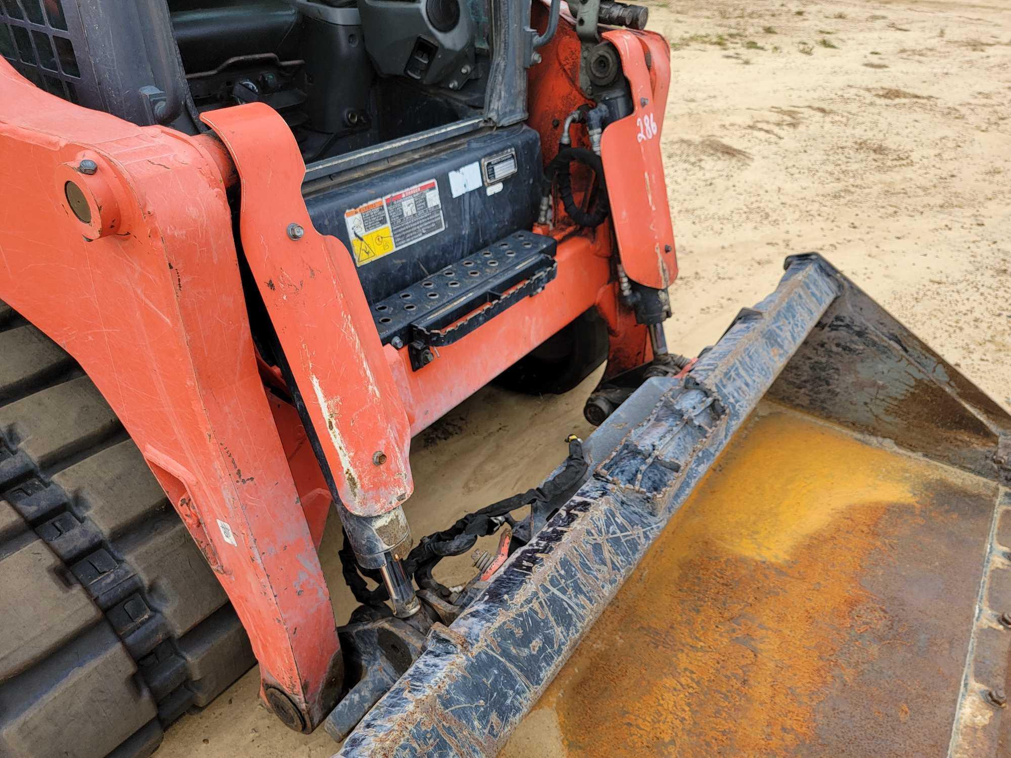 286 - 2018 KUBOTA SVL95-2S CAB SKID STEER