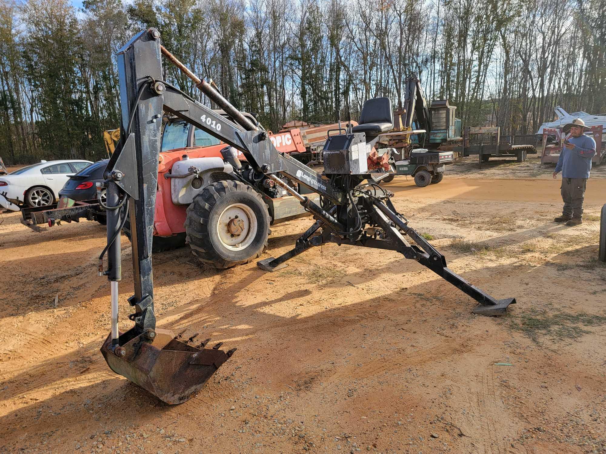 LONG 4010 BACKHOE ATTACHMENT