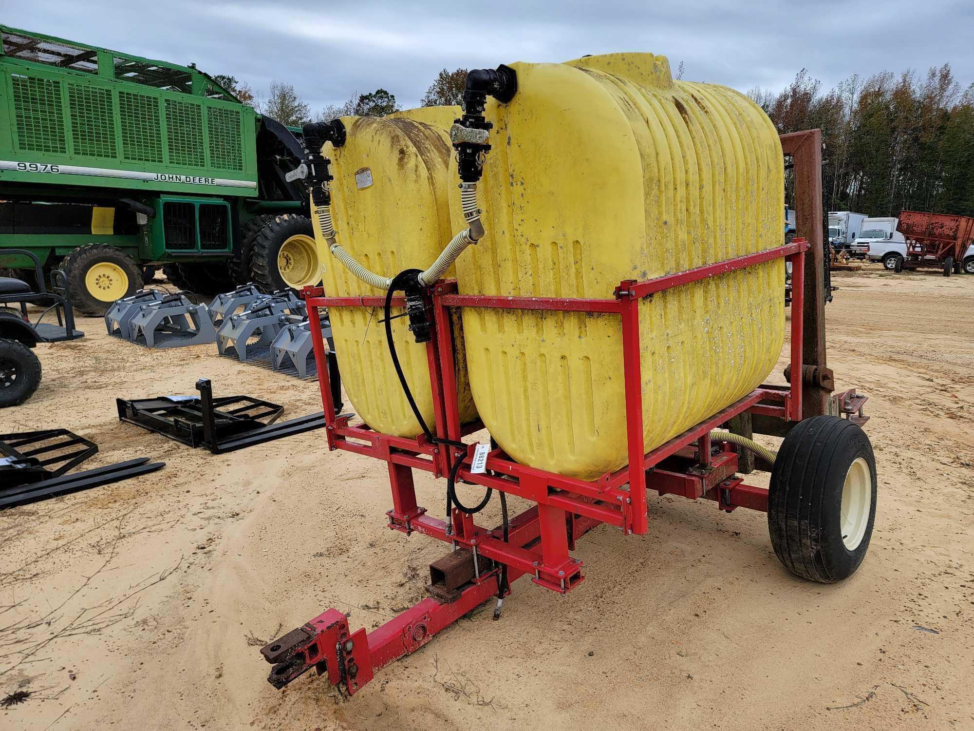 220 - 2 - 300 GALLON POLY TANKS