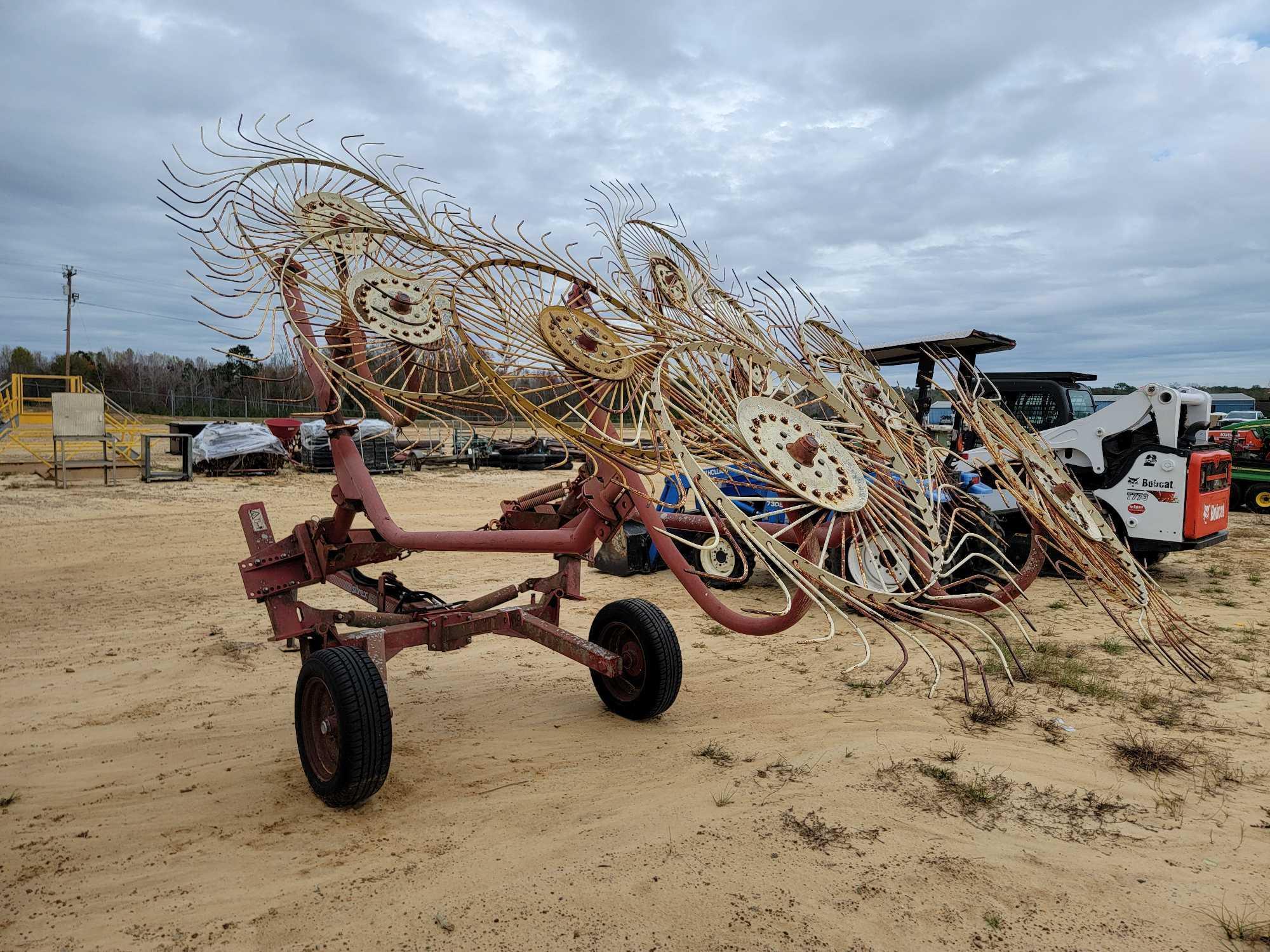 249 - SITREX H90U10 10 - WHEEL HAY RAKE & CADDY