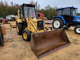 964 - FORD 555 2WD CAB BACKHOE LOADER