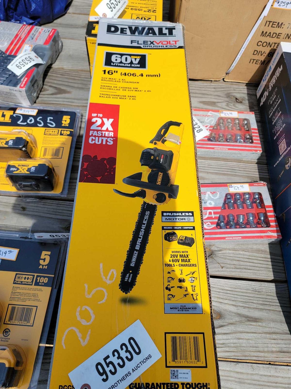 2056 - DEWALT 16" BRUSHLESS CHAIN SAW