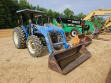 718 - ABSOLUTE - NEW HOLLAND TN75 4WD TRACTOR