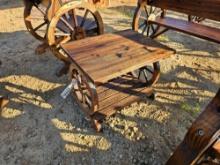 780 - ABSOLUTE - WAGON WHEEL TABLE