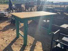 32" X 50" STEEL WORK TABLE