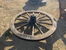 2186 - WOODSPOKE WAGON WHEEL