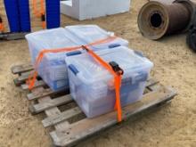 PALLET OF DECK SCREWS & MISC