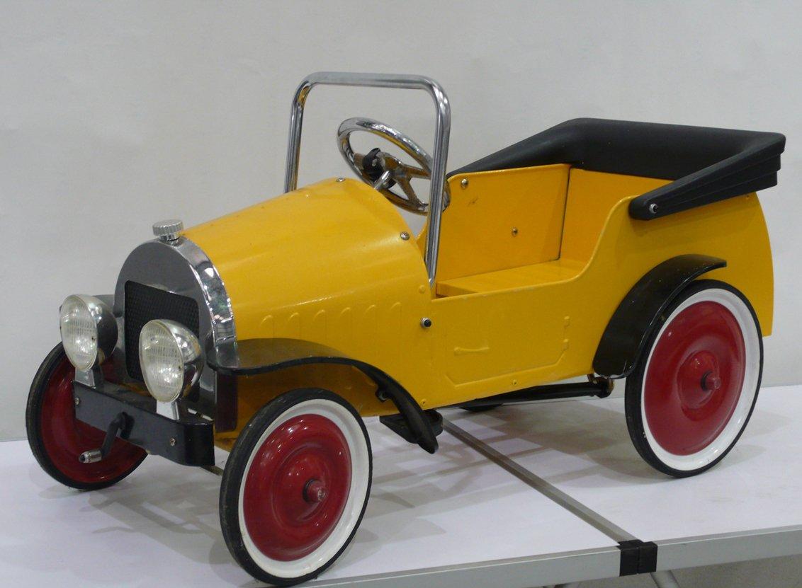 A modern pedal car.