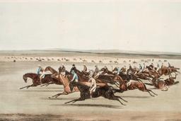 After Samuel Henry Alken (1810-1894) THE CAMBRIDGESHIRE STAKES 1853 (A PAIR