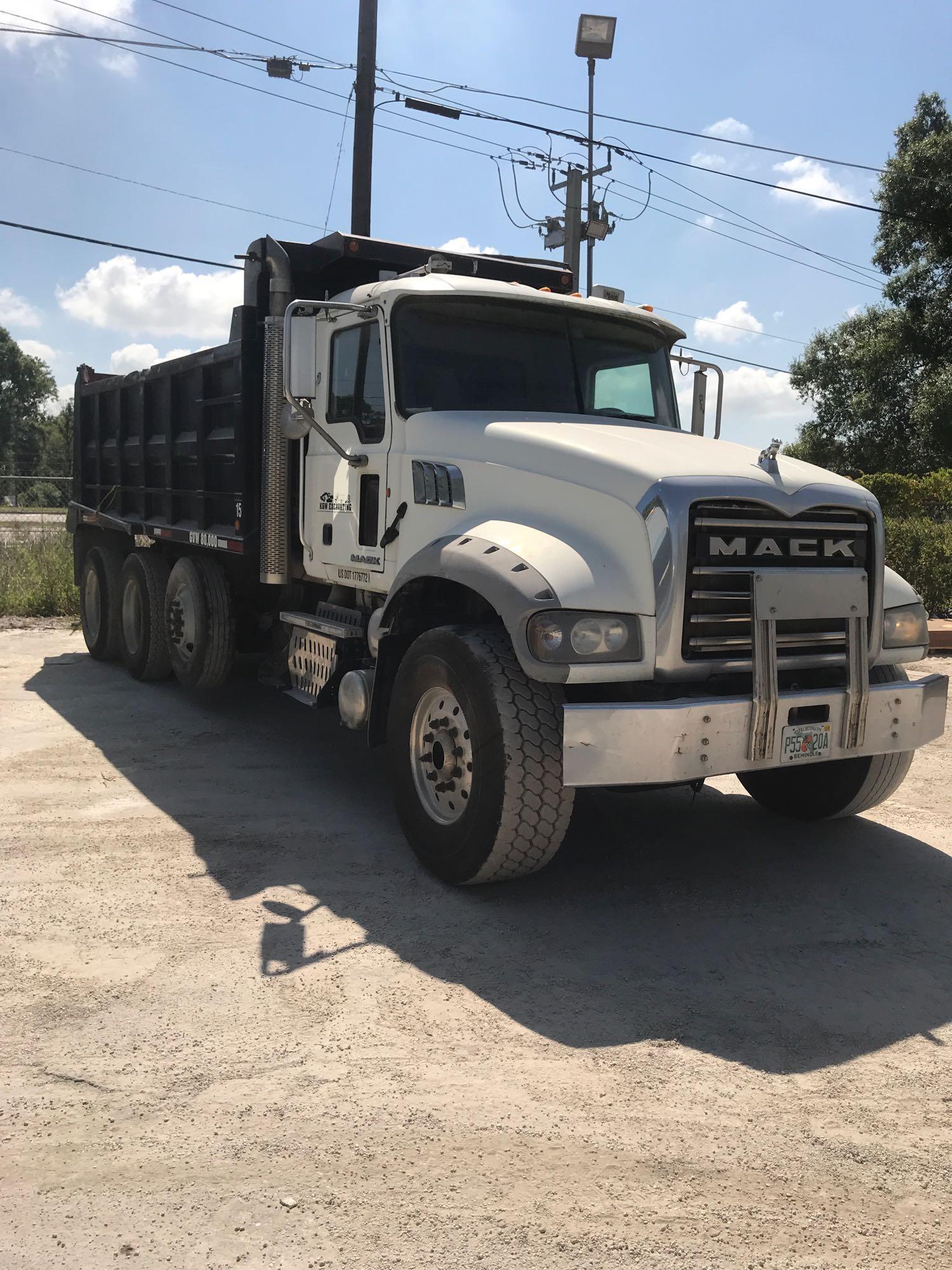 2011 Mack GU713 Truck, VIN # 1M2AX04C7BM008852