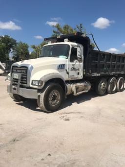 2011 Mack GU713 Truck, VIN # 1M2AX04C0BM010152