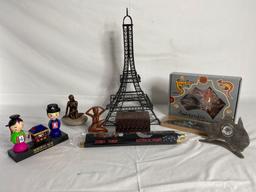 Eiffel Tower, Australian and Little Mermaid mementos