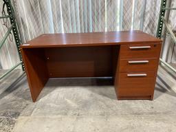 Cherry laminate desk 29 1/2" x 59"