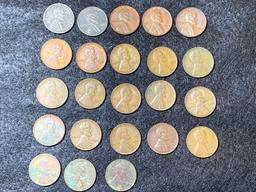 (25) Buffalo & (68) Jefferson nickels & (23) Wheat pennies