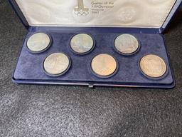 1980 Games of the XXII Olympiad Moscow coin set