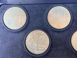 1980 Games of the XXII Olympiad Moscow coin set