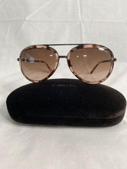 Tom Ford TF468 cream tortoise shell women's sunglasses 58.17.140