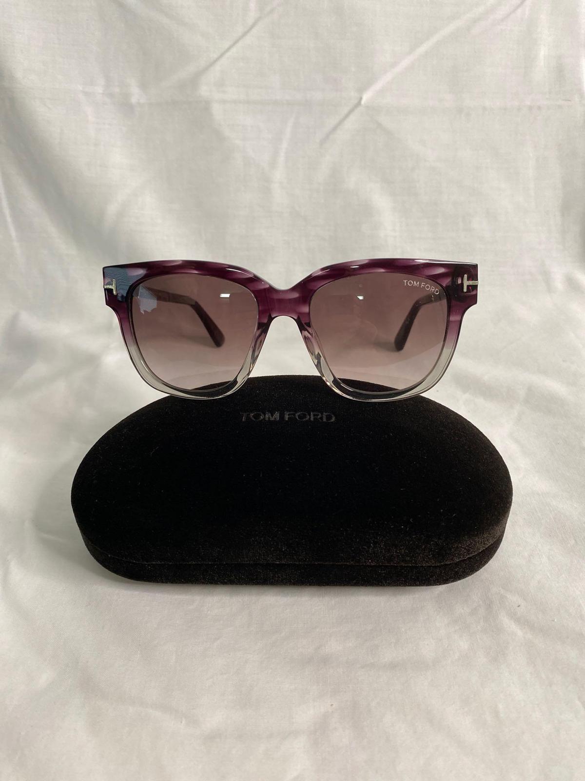 Tom Ford TF436 purple green women's sunglasses 53.18.140