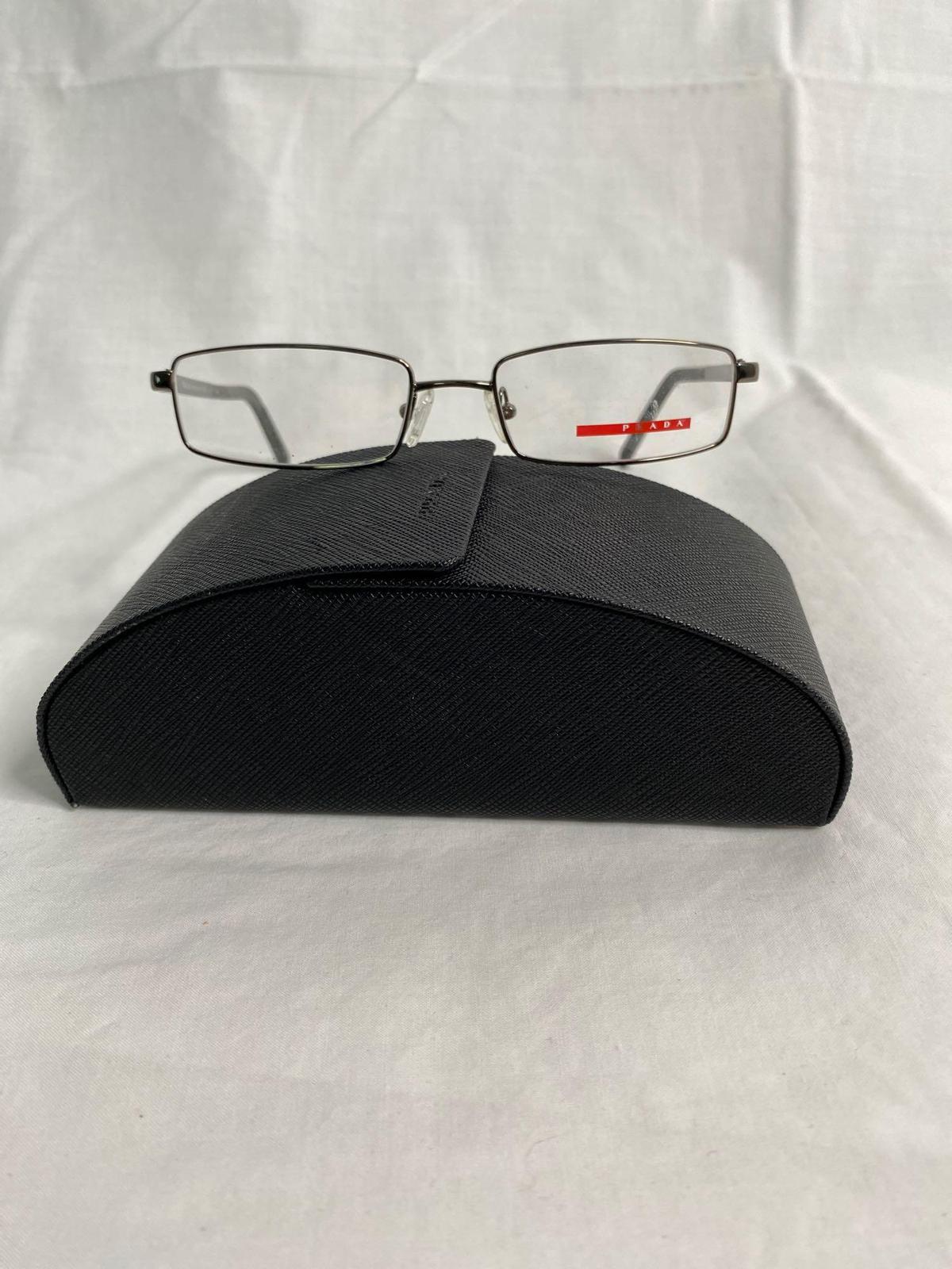 Prada VPS52A gun metal 52.17.140 men's eyeglass frames