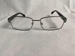 Prada VPR53R gun metal 54.17.140 men's eyeglass frames