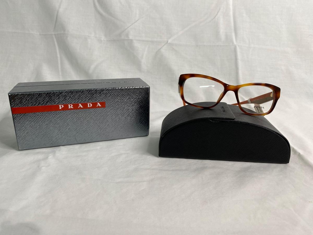 Prada VPR24R tortoise 52.16.140 unisex eyeglass frames