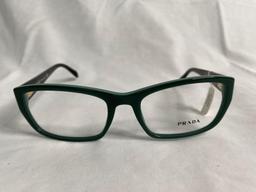 Prada VPR18O green 52.18.135 women's eyeglass frames