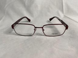 Prada VPR60Q burgundy 54.18.140 women's eyeglass frames