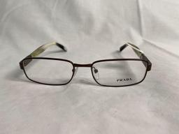 Prada VPR50O brown 52.17.135 women's eyeglass frames