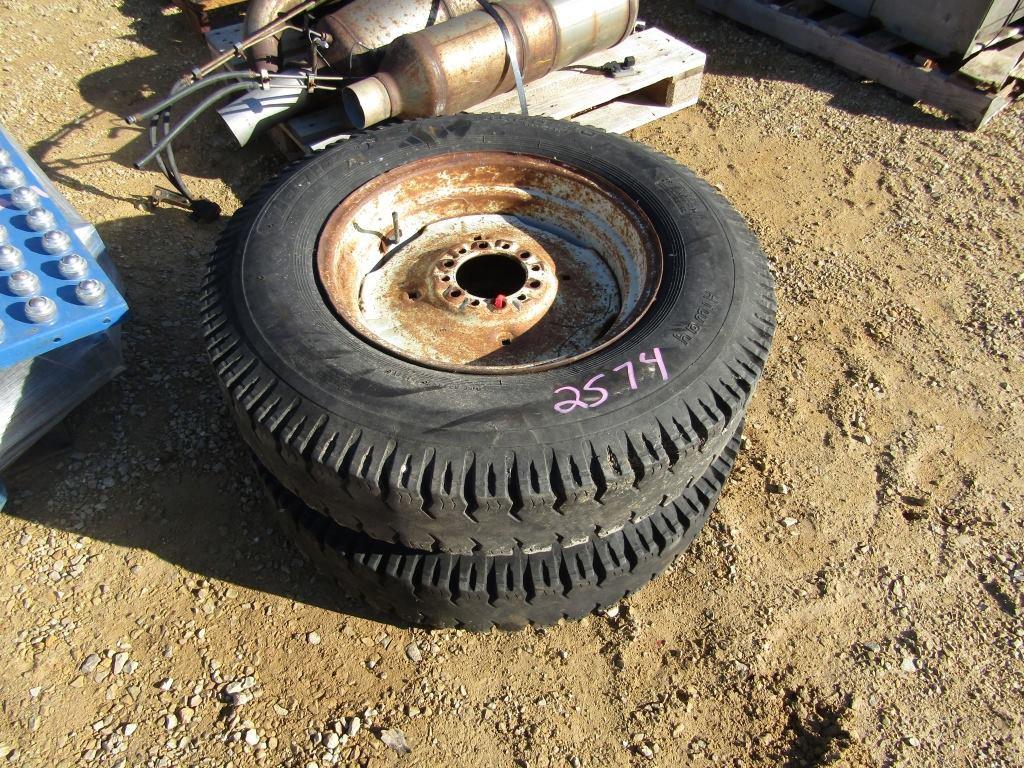 8.25-20 TIRES (2)