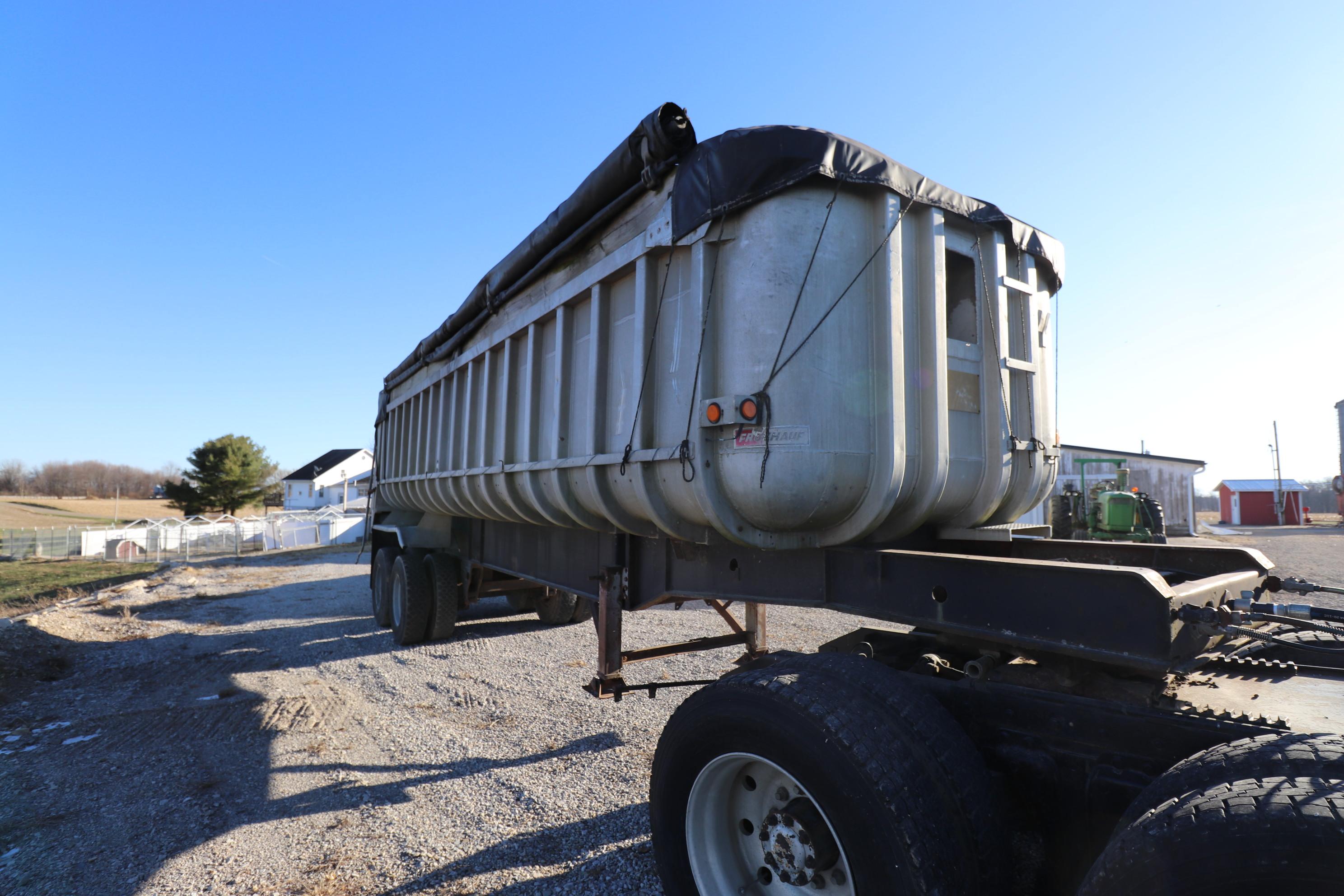 1979 Fruehauf dump trailer 27’