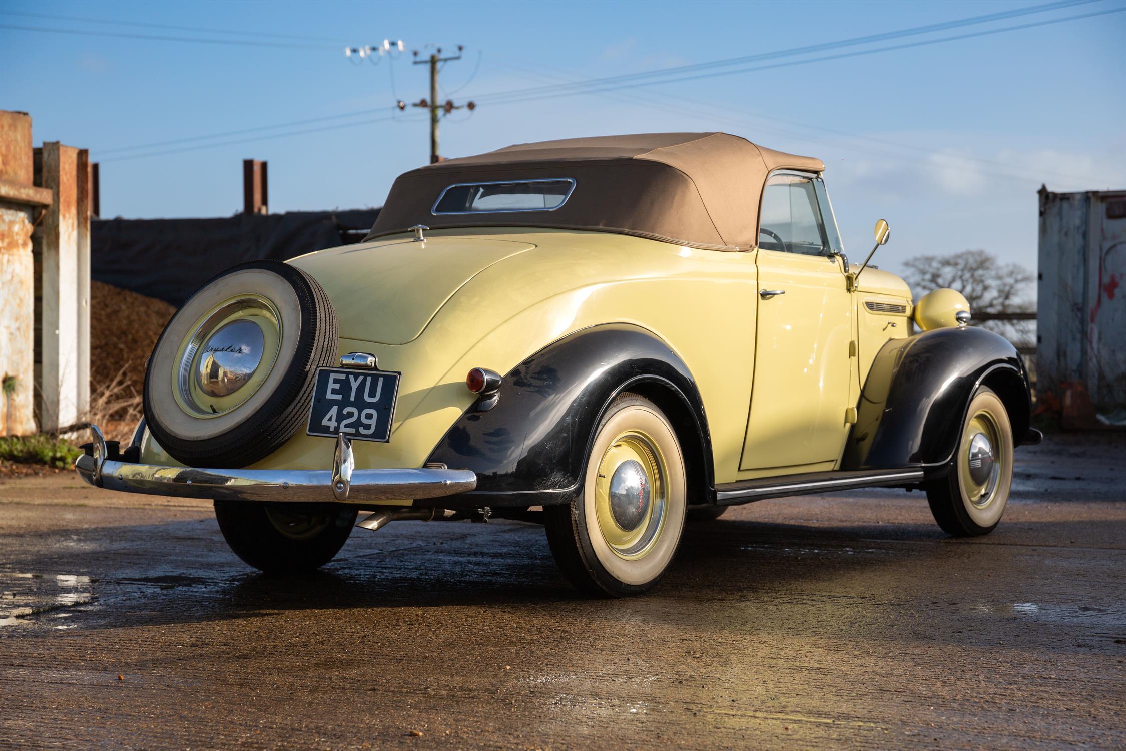 1938 Plymouth P6 'Chrysler Wimbledon' Convertible