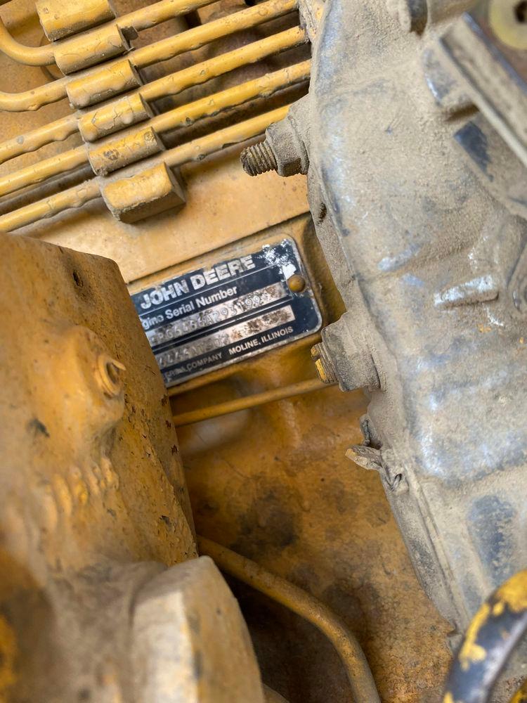 1994 John Deere #644c Articulating Rubber Tire Loader, 8' Bucket, Hrs: 9942, JD 6 Cylinder Diesel #