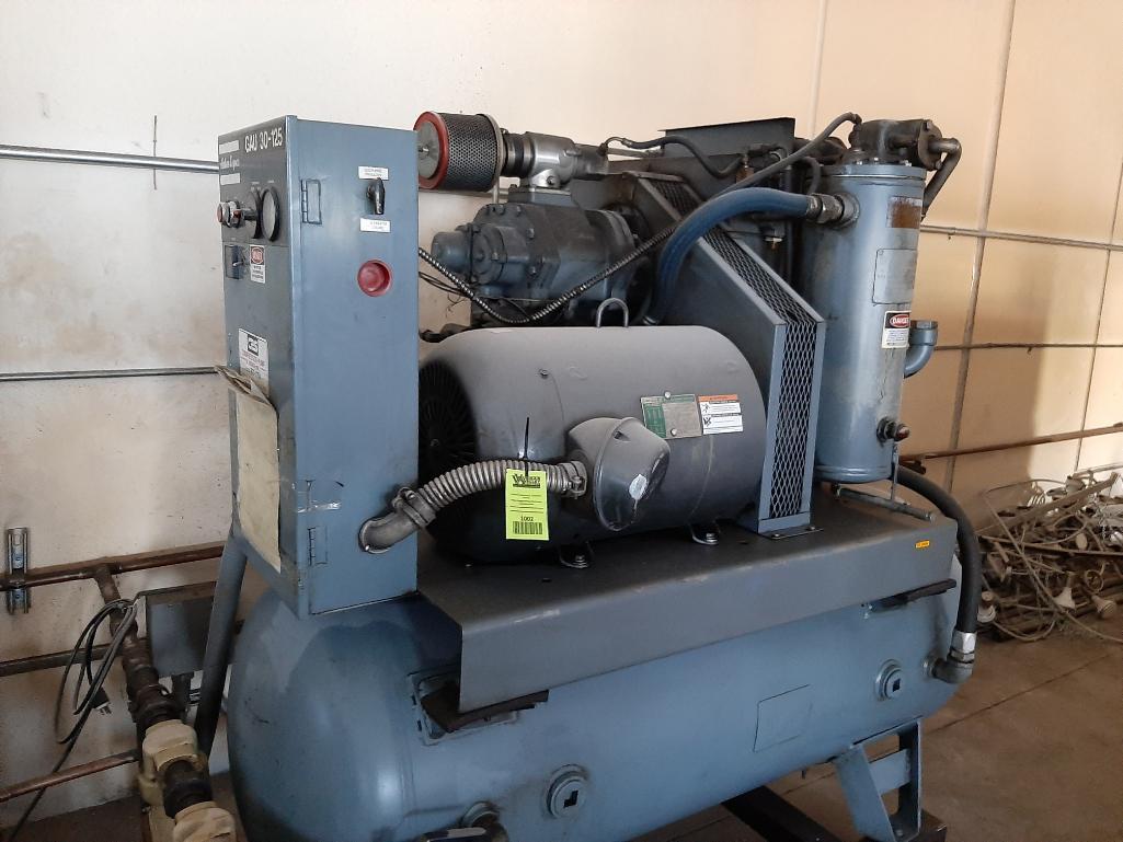 Air Compressor with storage tank and air dryer
