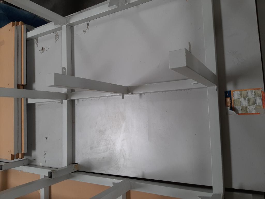 Heavy Duty Table with Shelf and Attached Parts