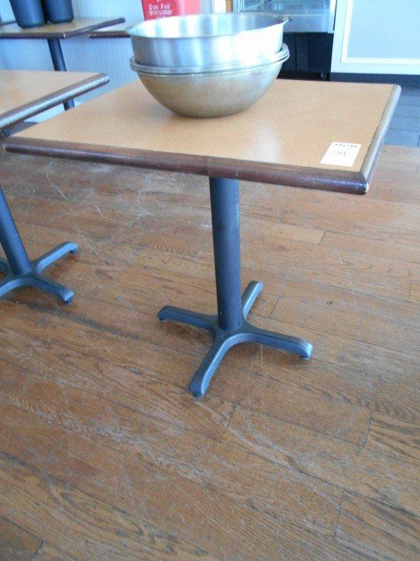 24"X30" PEDESTAL TABLE