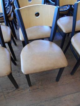 BROWN PADDED CHAIRS